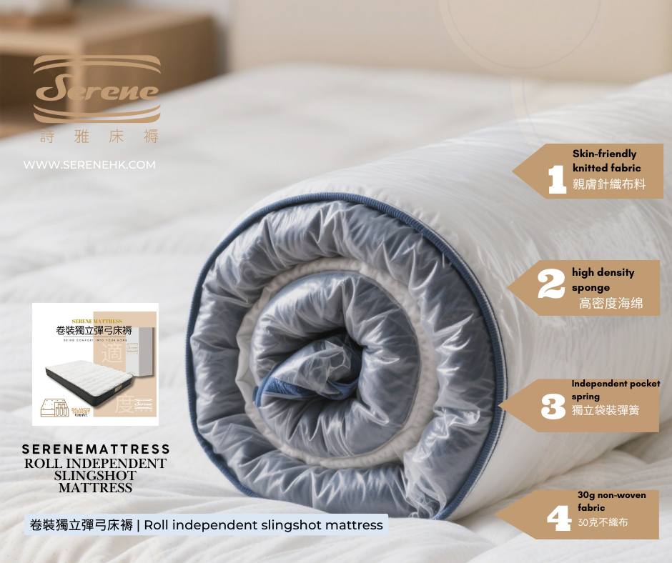 Serene - Compressed Spring Mattress [Thickness 8"]