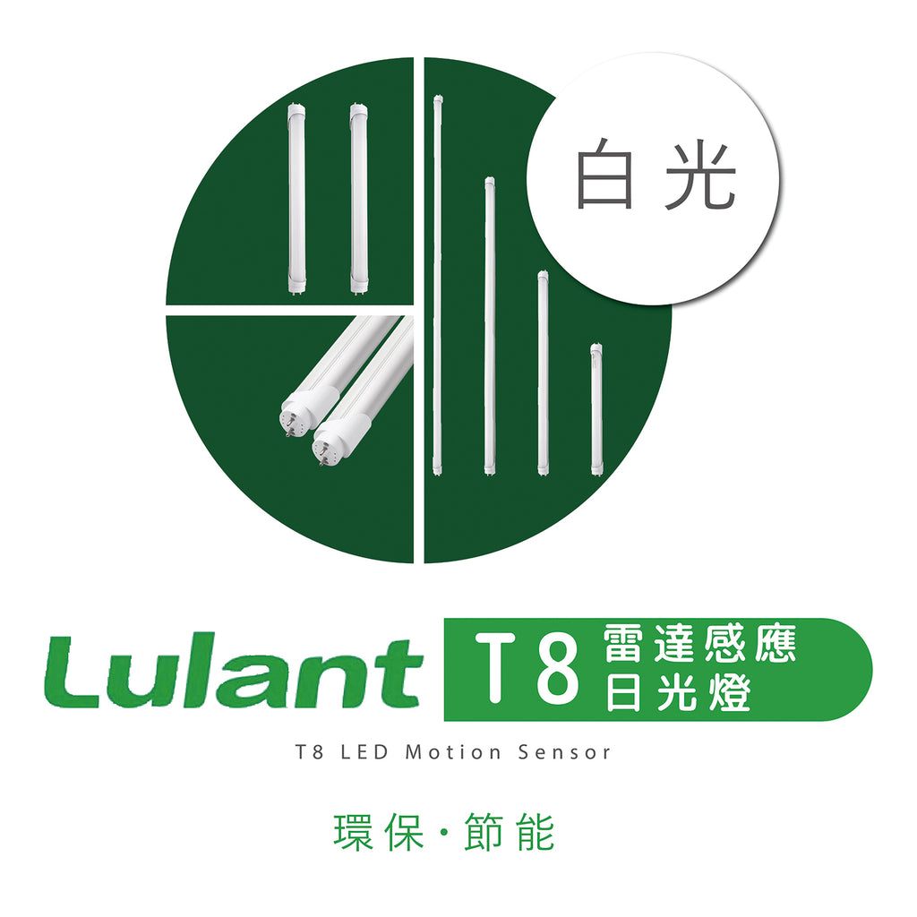 Lulant-T8 LED Motion Sensor [White]